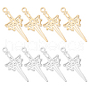 Unicraftale 16Pcs 2 Colors 304 Stainless Steel Pendants STAS-UN0055-76-1