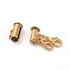 Alloy Magnetic Slide Lock Clasps PALLOY-YW0001-18G-2