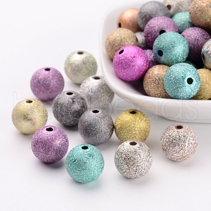 Spray Painted Acrylic Beads PB24P9286-1