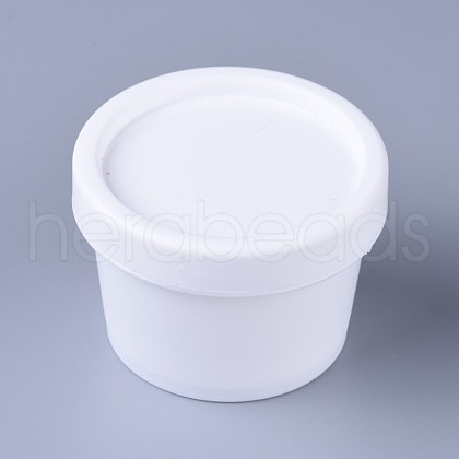 50g PP Plastic Refillable Mask Jar MRMJ-WH0040-02-1
