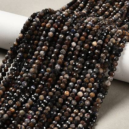 Natural Sapphire Beads Strands G-RM2025-13-3mm-1