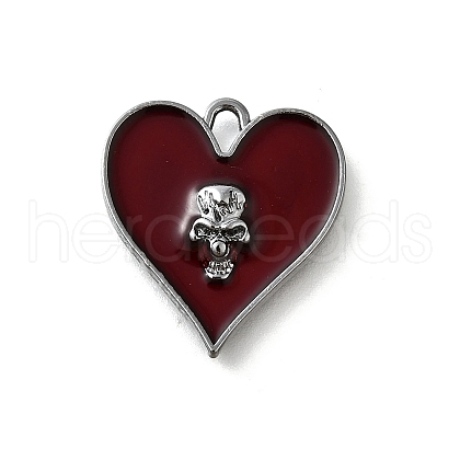Alloy Enamel Gothic Style Pendants PALLOY-R157-06B-08A-1