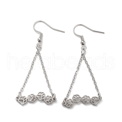 304 Stainless Steel Dangle Earrings EJEW-P271-10P-1