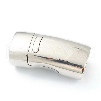 Tarnish Resistant 304 Stainless Steel Magnetic Clasps with Glue-in Ends STAS-O148-03P-1