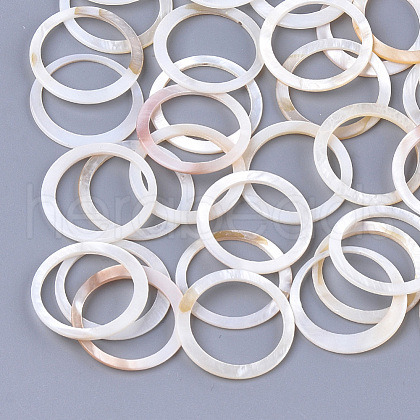 Freshwater Shell Linking Ring SHEL-S274-59-1