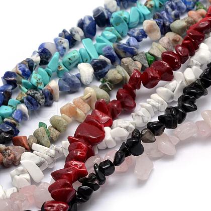 Natural Mixed Gemstone Beads Strands G-K220-01-1