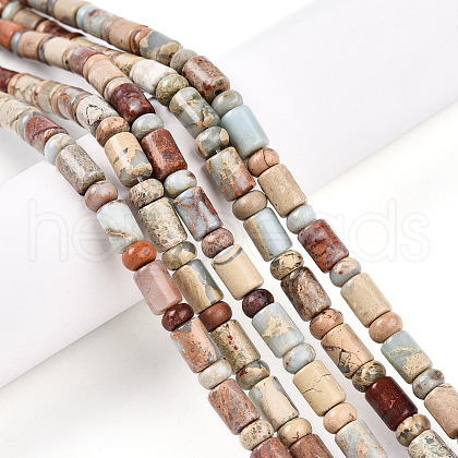 Natural Shoushan Stone Beads Strands G-N346-03A-07-1