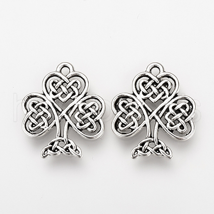 Tibetan Style Alloy Pendants TIBEP-Q078-46AS-NR-1
