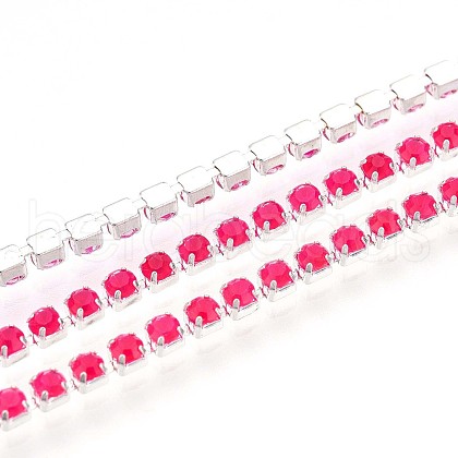 Iron Rhinestone Cup Chains CH-T006-01A-05-1
