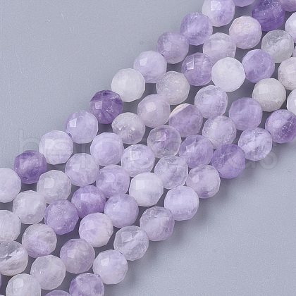 Natural Amethyst Beads Strands G-S361-5mm-022-1