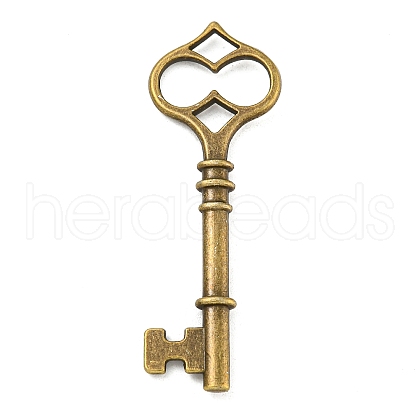 Tibetan Style Alloy Big Pendants TIBEP-4919-AB-NR-1