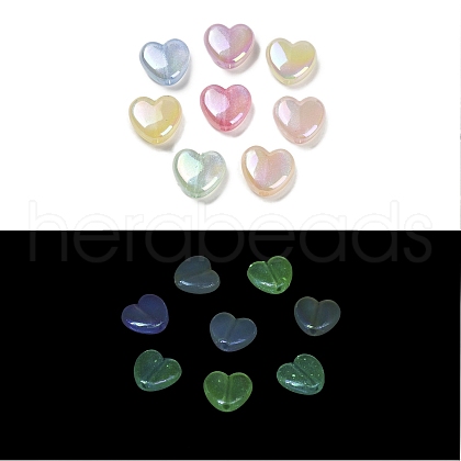 UV Plating Luminous Acrylic Beads LACR-R001-12A-1