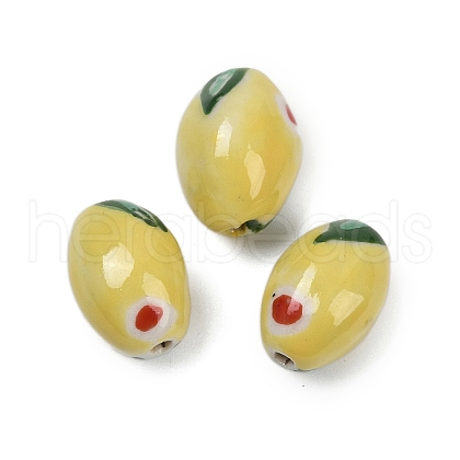 Handmade Porcelain Beads PORC-I029-01-1