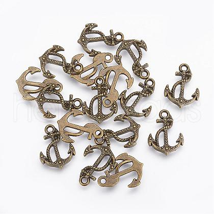 Tibetan Style Alloy Pendants TIBEP-20289-AB-NR-1