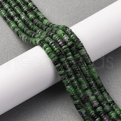Natural Ruby in Zoisite Beads Strands G-R014-A01-1
