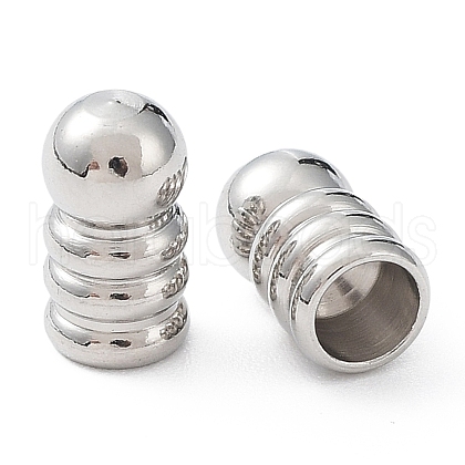 Non-Tarnish 201 Stainless Steel Cord End STAS-P327-02P-1