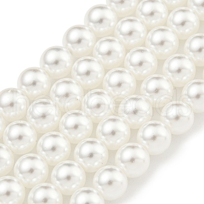 Glass Pearl Beads Strands HY-G002-01C-01-1