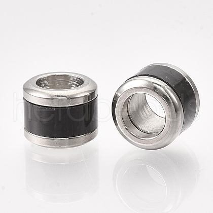 304 Stainless Steel Beads STAS-S079-100A-P-1