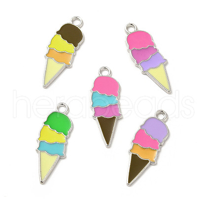 Summer Theme Alloy Enamel Pendants ENAM-B050-07P-1