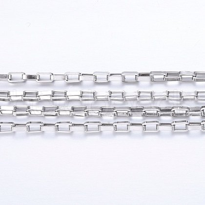 Tarnish Resistant 304 Stainless Steel Venetain Chains CHS-H020-08P-50M-1