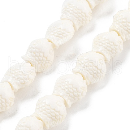 Synthetic Coral Carved Beads Strands CORA-C003-13B-03-1