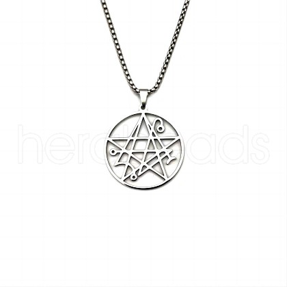 Stylish Stainless Steel Box Chain Necklaces TM5914-2-1