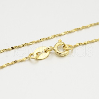 925 Sterling Silver Chain Necklaces STER-M086-05B-G-1