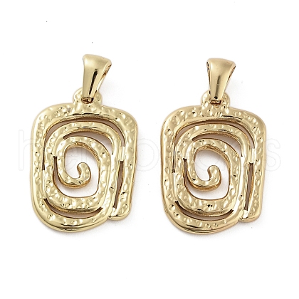 304 Stainless Steel Pendants STAS-D092-03B-G-1