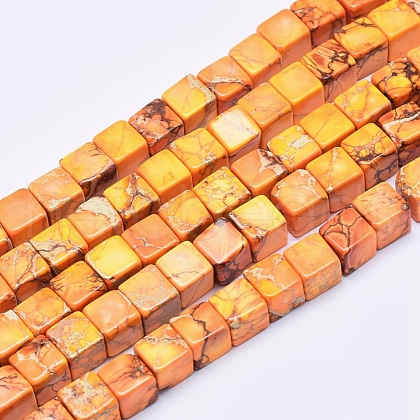 Natural Imperial Jasper Beads Strands G-A175A-4mm-01-1