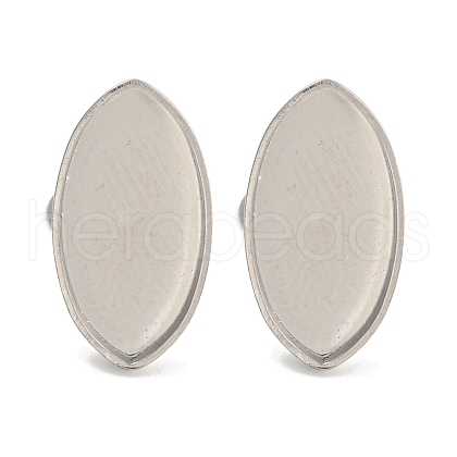 Anti-Tarnish 304 Stainless Steel Stud Earring Finding EJEW-U022-12P-1