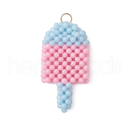 Opaque Acrylic Pendants PALLOY-CJ00148-1