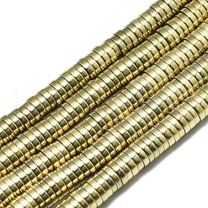 Electroplate Non-magnetic Synthetic Hematite Beads Strands G-S352-42C-01-1