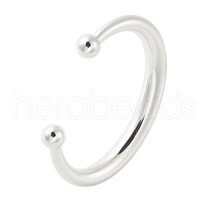 304 Stainless Steel Cuff Bangles BJEW-S161-08S-1-1
