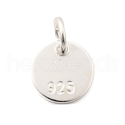 S925 Sterling Silver Blank Charms STER-Q006-06A-S-1