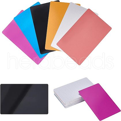  Aluminum Blank Thermal Transfer Business Cards DIY-NB0004-81-1