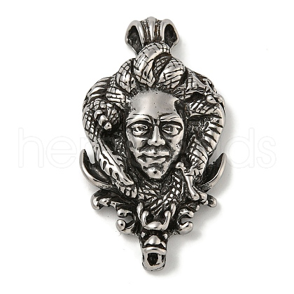 316 Surgical Stainless Steel Pendants STAS-Z073-92AS-1