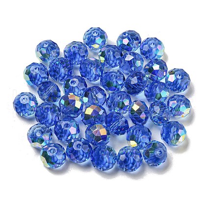 Electroplate Glass Beads EGLA-Z004-01B-11-1