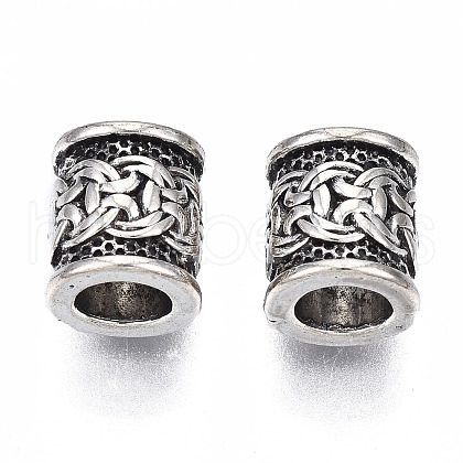 Tibetan Style Alloy European Beads TIBEB-N005-068-1
