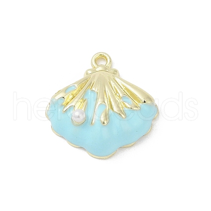 Alloy Enamel Pendants PALLOY-R151-39G-03-1