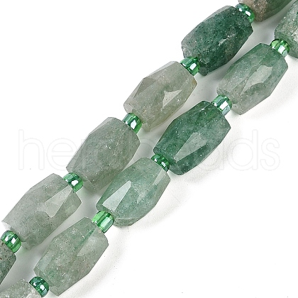 Natural Green Strawberry Quartz Beads Strands G-G182-D02-01-1
