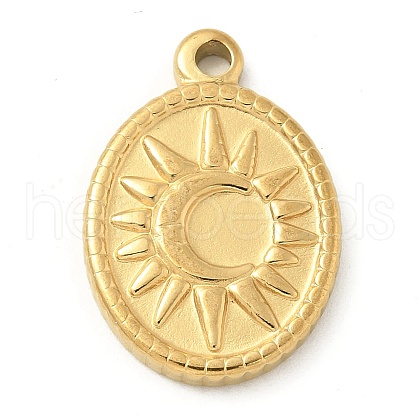 304 Stainless Steel Pendants STAS-I322-05G-1