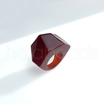 Irregular Resin Finger Rings for Women FS-WGE29F2-02-1