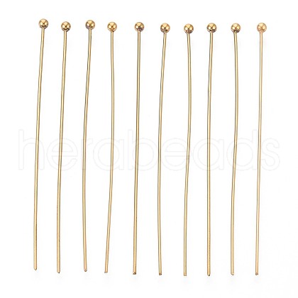304 Stainless Steel Head Pins STAS-T065-50mm-20G-1