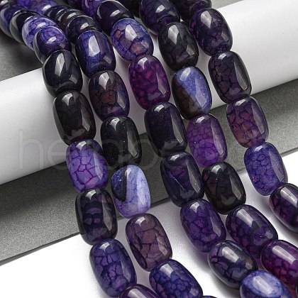 Natural Dragon Veins Agate Beads Strands G-A223-D11-01B-1