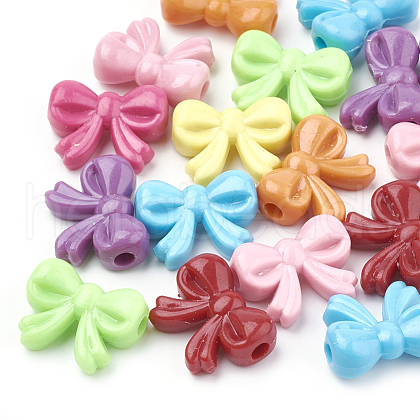 Opaque Acrylic Beads MACR-S296-15-1