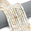 Natural Cherry Blossom Agate Beads Strands G-P575-A07-6x4mm-1