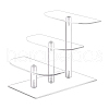 3-Tier Acrylic Action Figure Display Riser Stands ODIS-WH0026-30-1