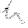 Tarnish Resistant 201 Stainless Steel Link Bracelets with Cable Chains BJEW-P297-01P-A-3