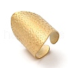 Ion Plating(IP) 304 Stainless Steel Open Cuff Ring RJEW-Z015-03G-1
