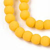 Opaque Glass Beads Strands GLAA-T032-P4mm-MD08-2